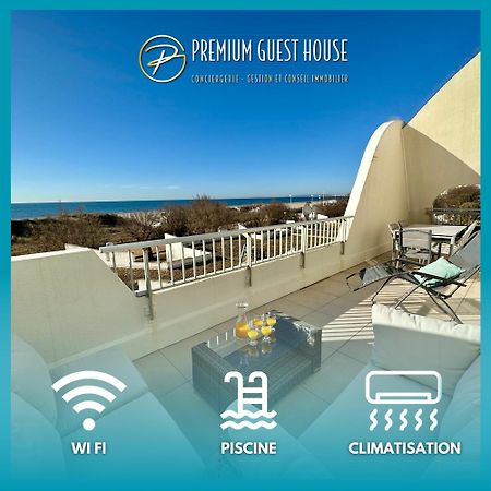 Pgh N5-25M De La Plage, Vue Mer, Piscine, Parking La Grande-Motte Buitenkant foto